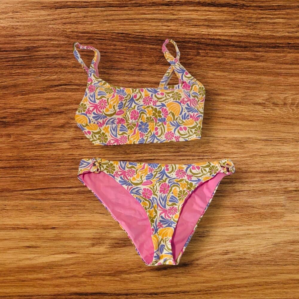 Roxy floral bikini nwot size XL